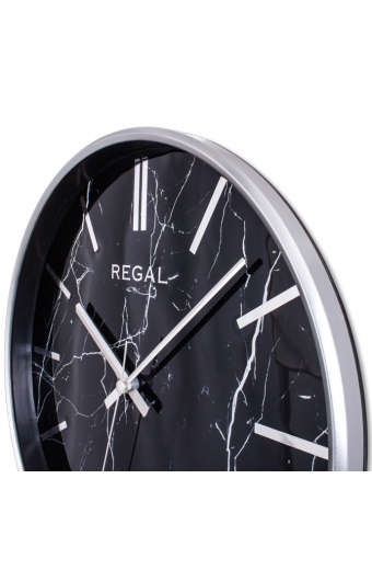 0250 SB2 İnce Çerçeve Oniks Mermer Desen Duvar Saati