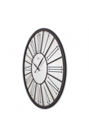 2039-3 Ferforje Büyük Boy Roma Rakamlı Duvar Saati