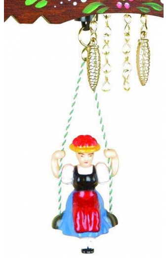 G 224 SM Guguklu Tip Günlük Kurmalı 19 Cm. Melodili Mintatür Saat