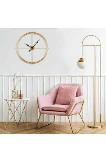 2646 G Ferforje Orta Boy İskelet Duvar Saati