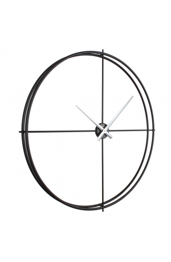 2649 B Ferforje Büyük Boy İskelet Duvar Saati