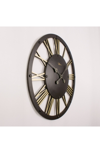 2678 BG Retro Metal İskelet Duvar Saati