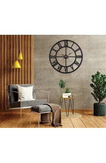 2688 B Ferforje 76 Cm. İskelet Duvar Saati