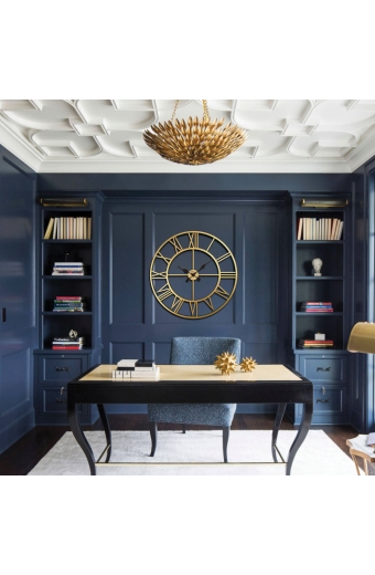 2688 G Ferforje 76 Cm. İskelet Duvar Saati