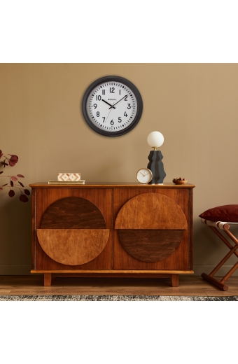 4400 BW Klasik Metal Duvar Saati