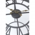 T 2654 B İskelet Saatli Ferforje Yan Sehpa 42 cm.