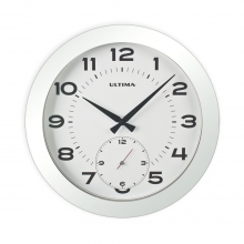 0085 SW Metal Kasa 41 Cm. Beyaz Duvar Saati