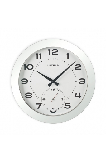 0085 SW Metal Kasa 41 Cm. Beyaz Duvar Saati