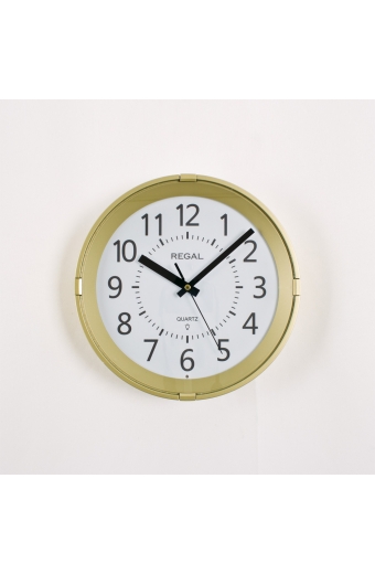 0225 GWL Gece Işıklı, Sese Duyarlı Duvar Saatı Yaldız