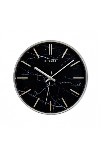 0250 SB2 İnce Çerçeve Oniks Mermer Desen Duvar Saati