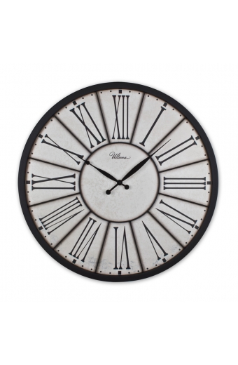 2039-3 Ferforje Büyük Boy Roma Rakamlı Duvar Saati