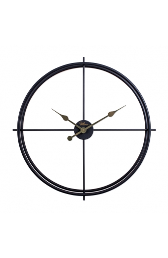 2646 B Ferforje Orta Boy İskelet Duvar Saati