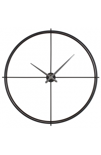 2649 B Ferforje Büyük Boy İskelet Duvar Saati