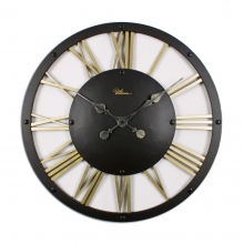 2678 BG Retro Metal İskelet Duvar Saati