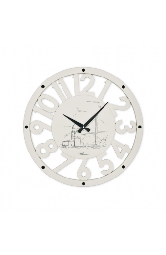 2680 W Ahşap İskelet Duvar Saati