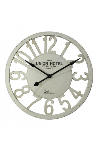 2682 W Büyük Boy Ahşap İskelet Duvar Saati