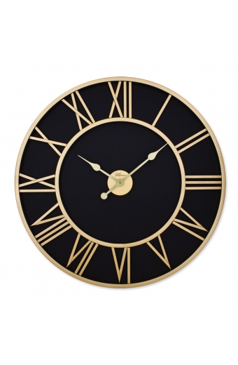 2688 GB Ferforje 76 Cm. Siyah/Gold Duvar Saati