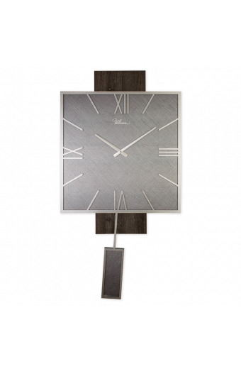 3637 S Ahşap Köşeli Sarkaçlı Duvar Saati