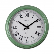 4400 HW Classical Roman Numeral Metal Wall Clock