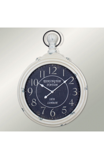 5072 WB Retro Ahşap Eskitme Duvar Saati