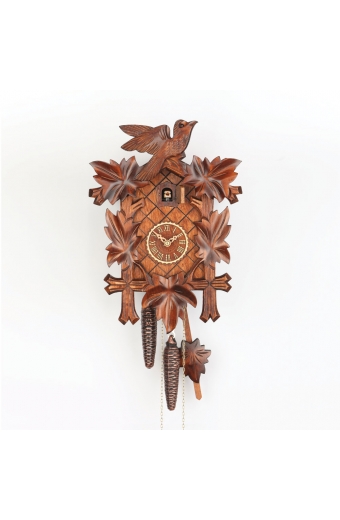 G 8100/3 Nu Guguklu Haftalık Kurmalı 35 Cm. Kuşlu Oymalı