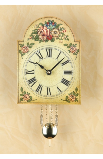 GQ 303 Nostaljik Alman Guguklu Tipi, Minik, El Boyaması 18 Cm.